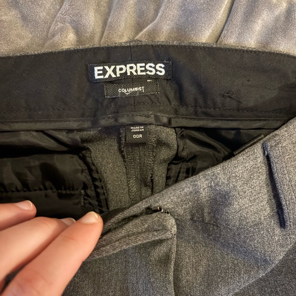 Express Charcoal Dress Pants